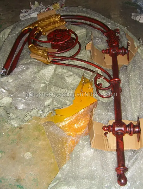 antique decorative cast iron Saudia Arabian H7.8M street lighting pole