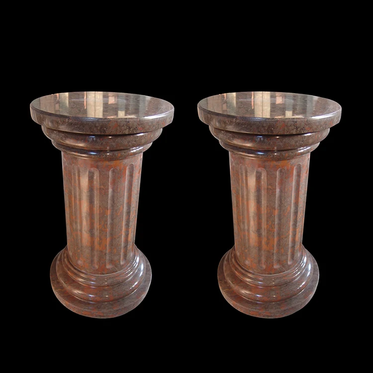 Резная вручную декоративная стена твердый натуральный камень Римский столб чехол