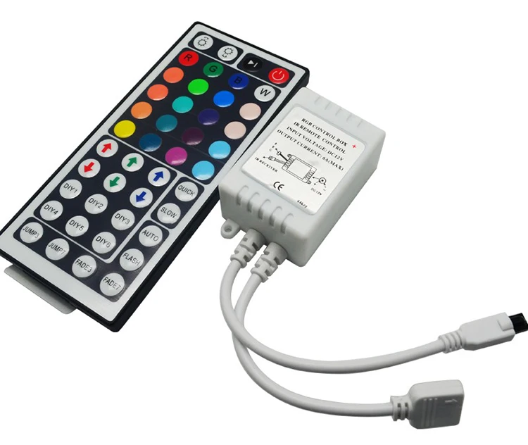 2019 High Lumen 12V IP20/IP65 60LED/M SMD5050 RGB LED Strip light Set with controller/DC Adpater