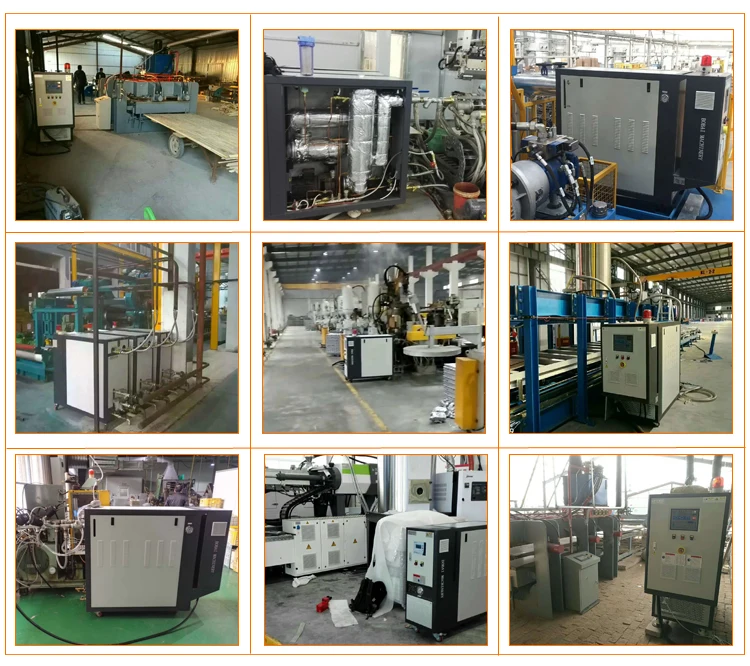 BOBAI PLC high temp heat conduction oil heating with Separate fuel tank capacity