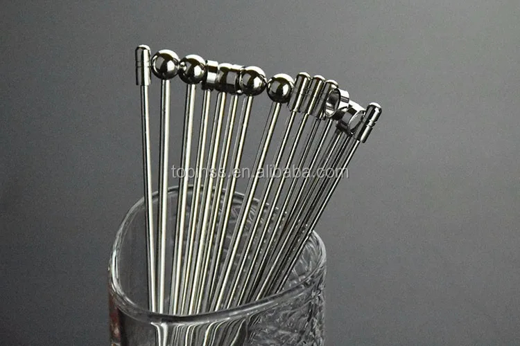 High Quality Stainless steel cocktail picks kit bar accessories