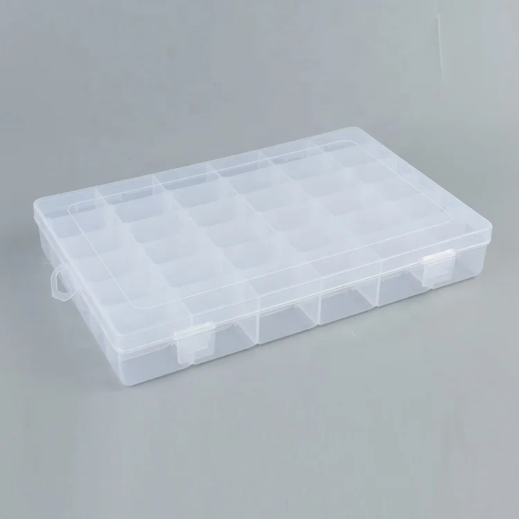 Wholesale 36 grid Organizer transparent household jewelry storage box