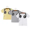 Boy Kids Cotton Tops Casual Print 3D Headphone baby Tees clothes Spring Summer O Neck fashion