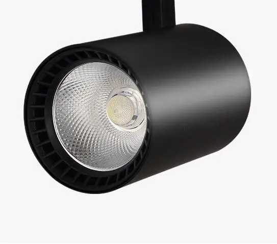1 PHASE 20w 30w 40w cob led track light led lamp RA>80 AC85-265V 110LM/W white black color