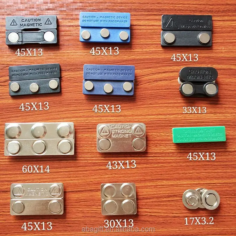 name badge magnet/magnetic fasteners manufactured in China