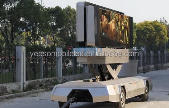 Trailer LED Video Mobile Advertising Screen billboard car-YEESO