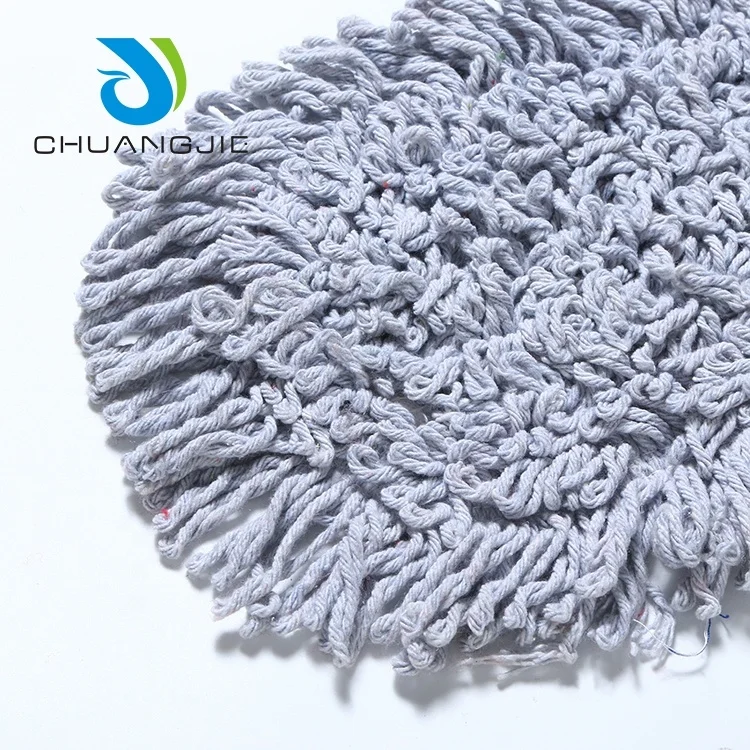 Wholesale professional eco-friendly cleaning flat cotton mop pads