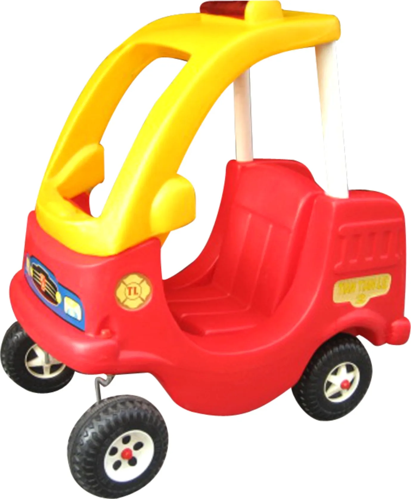 
Kindergarten school children play toy ride on car for kids in India 