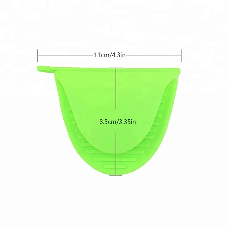 Professional Silicone Oven Mitt - 1 Pair - Oven Mitts with Quilted Liner for Extra Protection BBQ Gloves