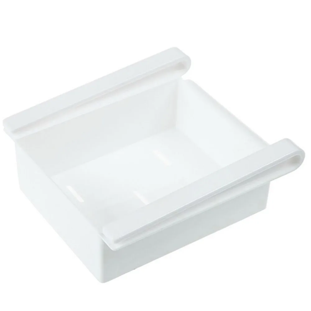 Slide Kitchen Fridge Freezer Space Saver Layer Under Shelf Holder Storage Rackn Storage Holder