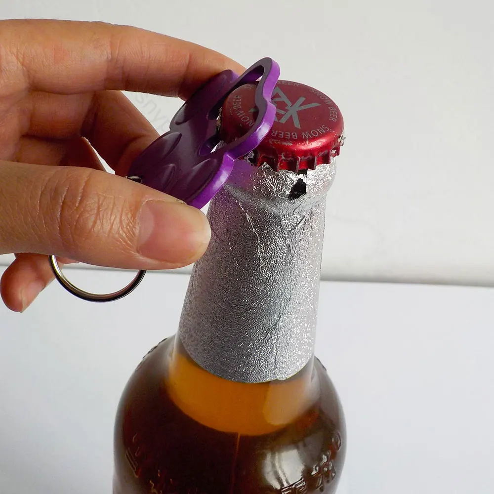 
Multifunctional Non-Contact Bottle Opener Hand Tool Keychain Customized Logo Bottle Opener Beer Opener Tool Key Tag 