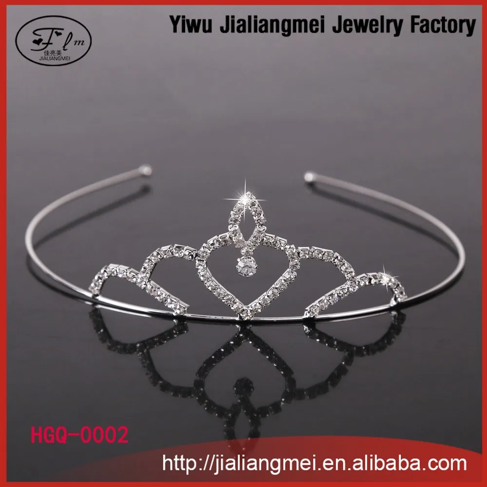 Wholesale Latest Jewelry Kids Tiara Crown Tiara for Wedding