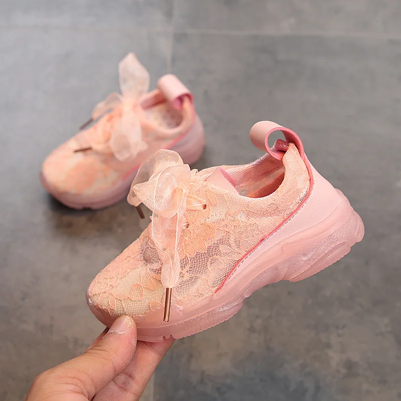 Fancy Nice Cheap Wholesale Spring Autumn Kids Casual Lace-Up Princess Children Girl Sports Shoe Shoes for Kids