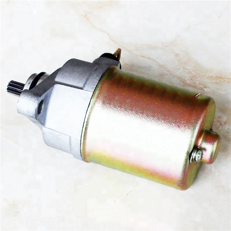 Starter Motor 10T For 50cc GY6 Engine Buggy Go Kart 12V