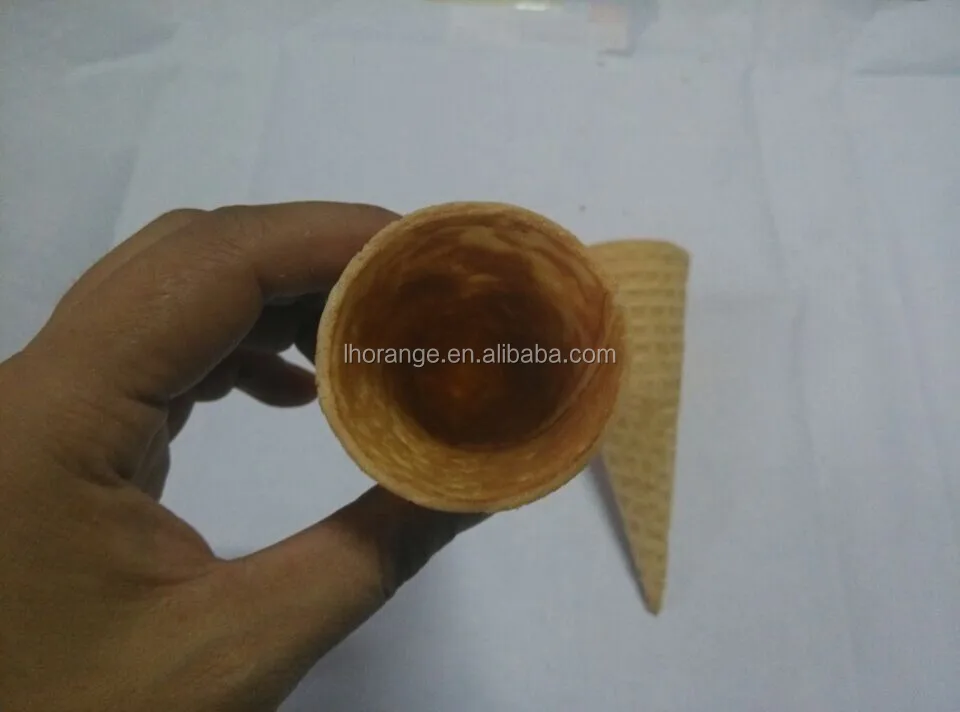 Fully Automatic Large Capacity Ice Cream Rolled Sugar Cone Making Machine