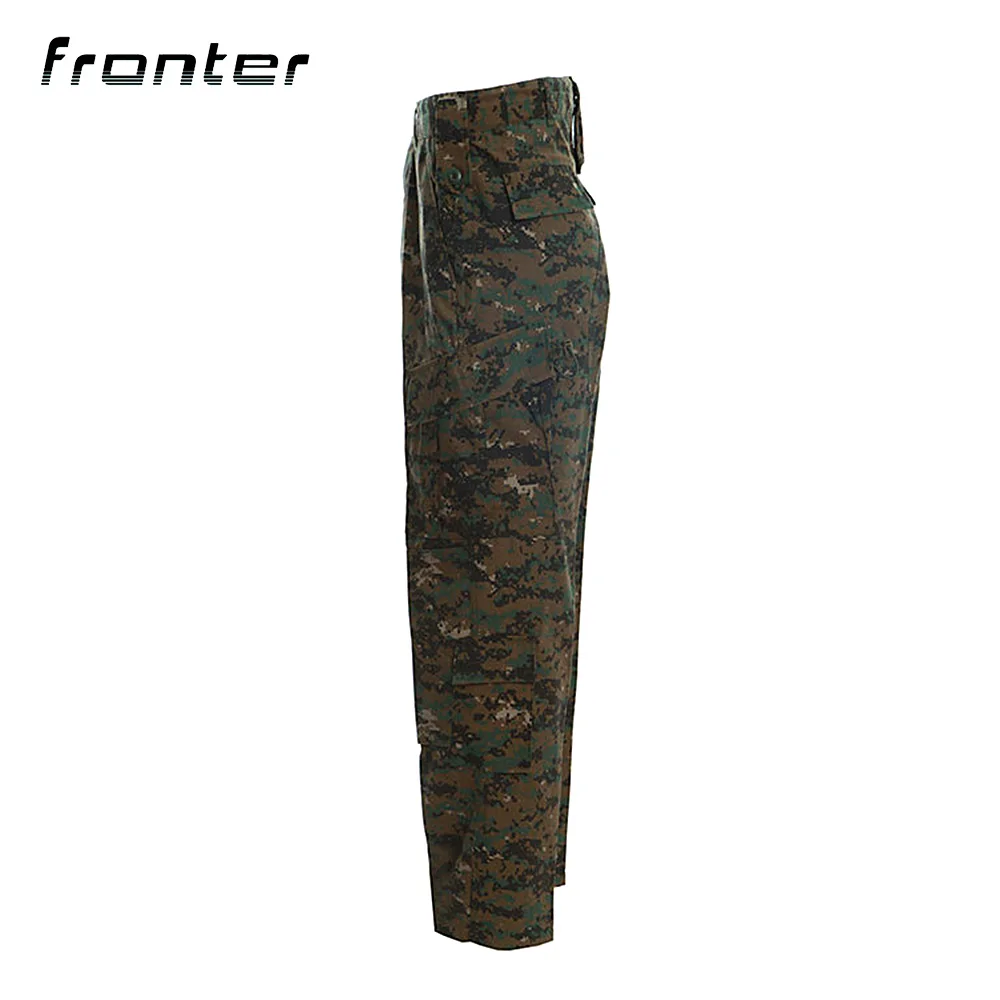 Digital Woodland Camouflage Clothing Plus Size
