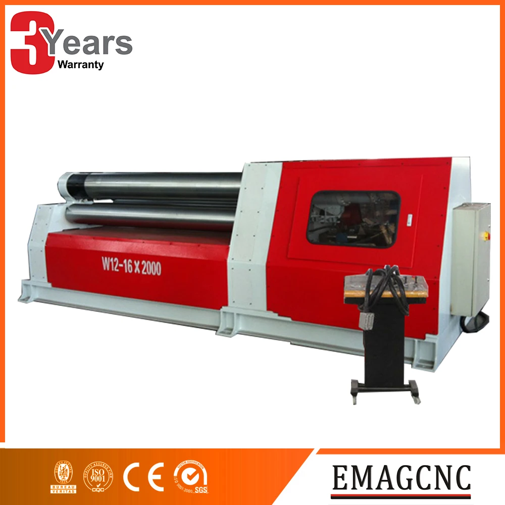 Автоматический алюминиевый листовой металл W12 4 ролика 10 мм пластинчатая конусная роликовая машина для продажи