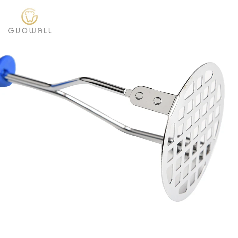 Ergonomic Design Comfortable Grip With Plastic Handle  Potato Press Masher