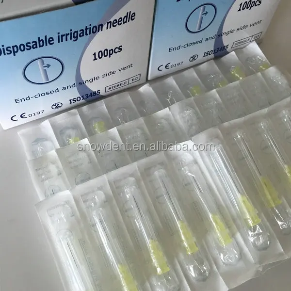 Dental Endo irrigation needle with Closed end tips (Double vented)