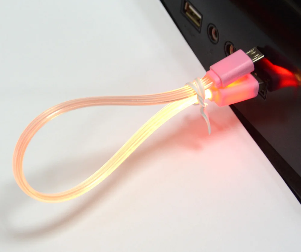 1 м из светодиодов видимый светло-до usb кабель для зарядного устройства v8 микро-кабель usb устройства для samsung lg
