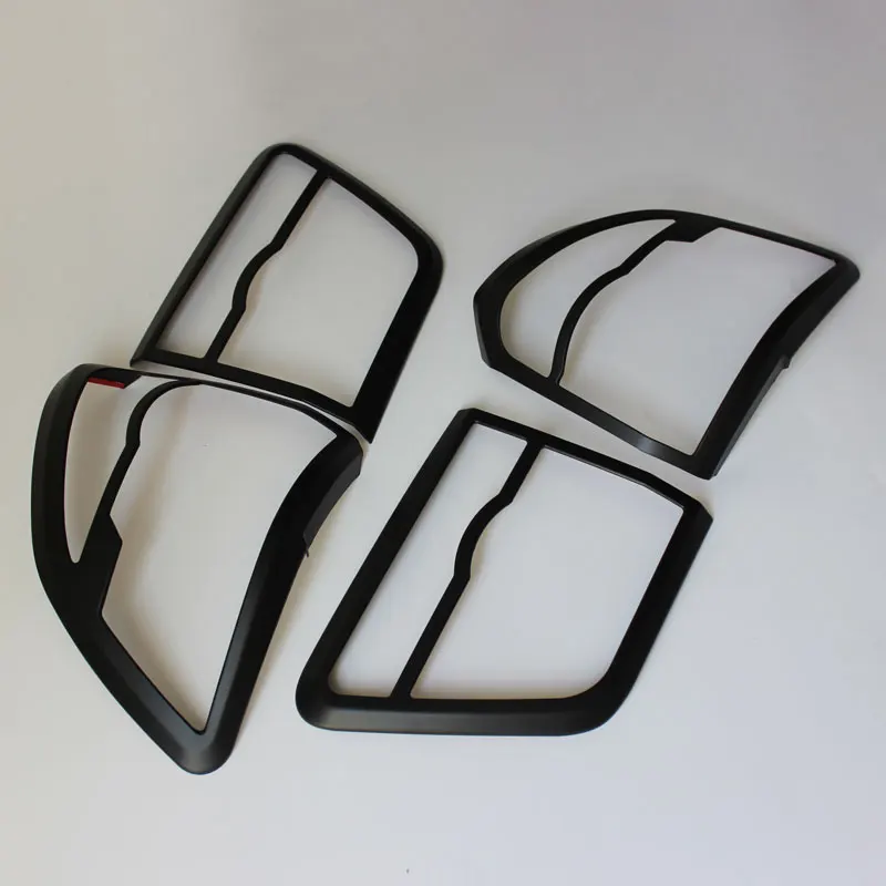 YCSUNZ 2014 For Fortuner Accessories Black Tail Lights Trim For Fortuner Hilux Sw4 2012