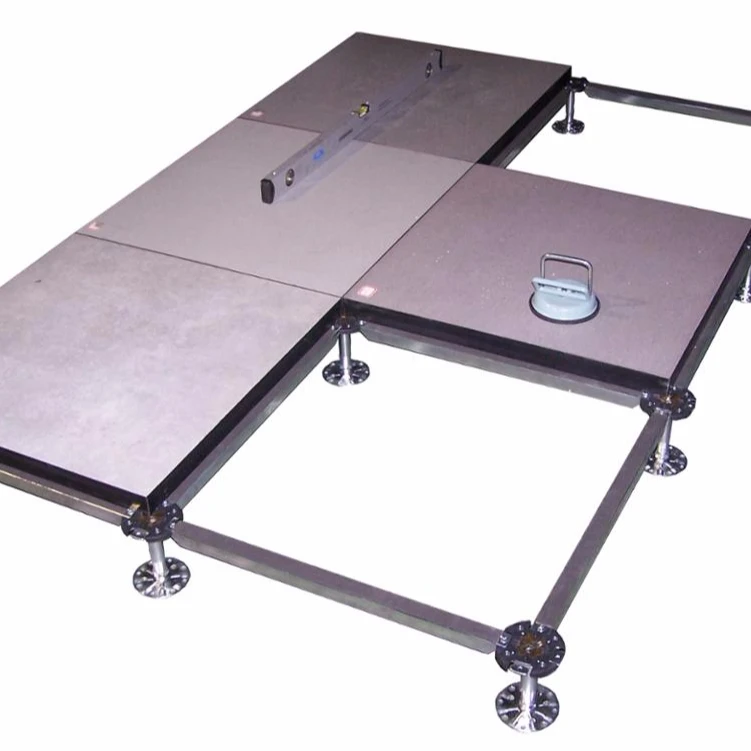 Anti-static PVC finish Calcium Sulphate Raised Access Floor System