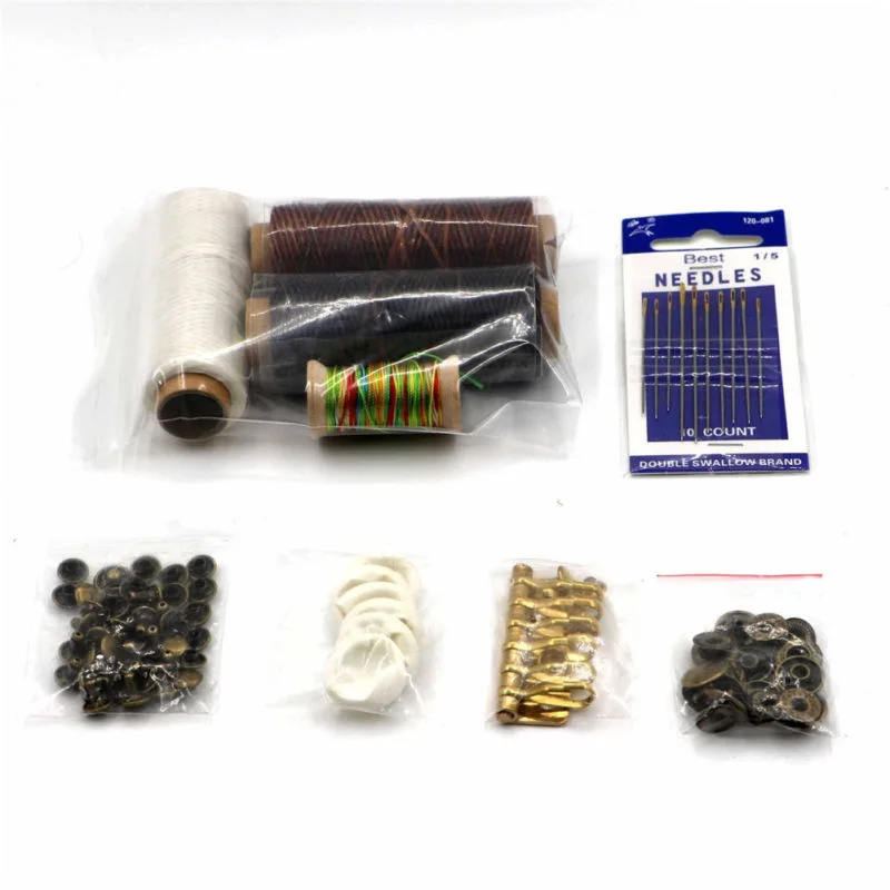 69pcs/set Professional Leather Craft Tools Hand Sewing Stitching Punch Carving Work Saddle Groover Kit DIY Practical High