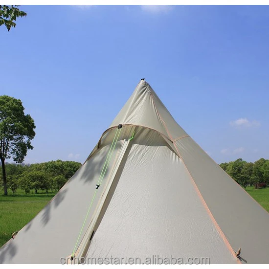 New arrival Oversized Pyramid shaped fabric double swag 12 men tent