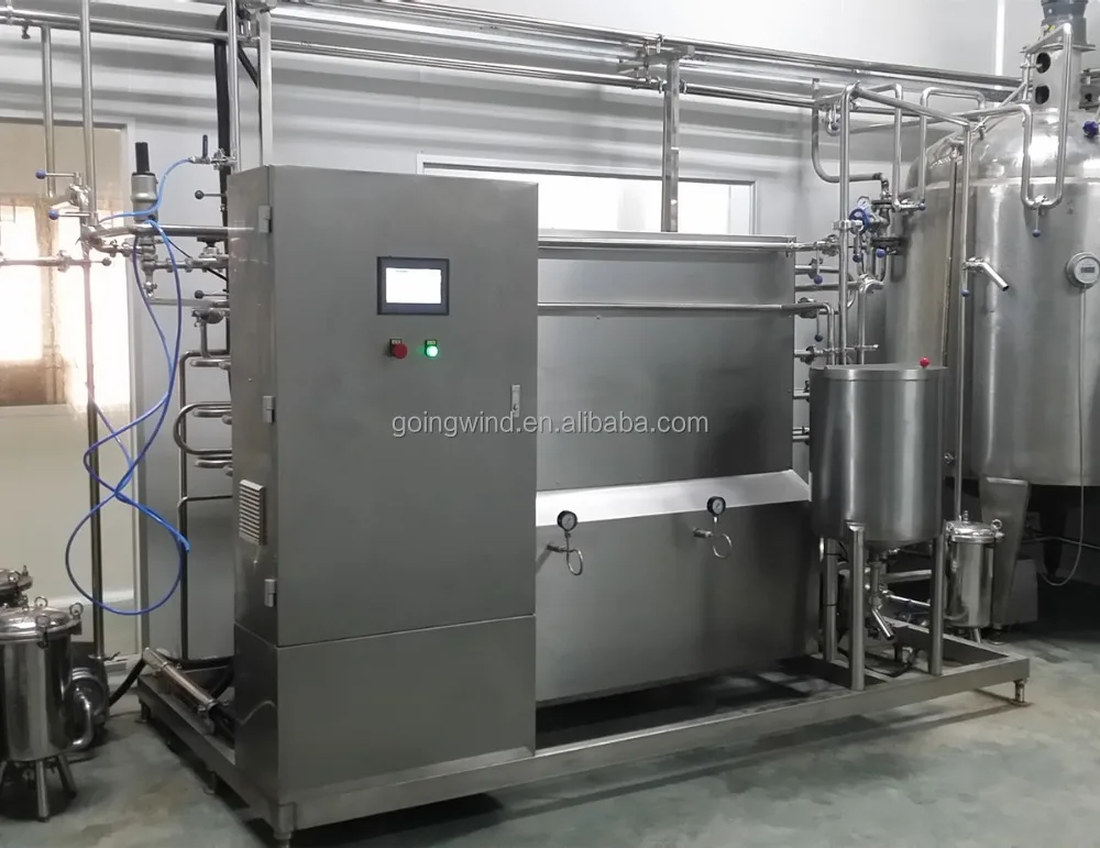 Automatic milk pasteurizer and homogenizer milk uht tube instant sterilizer homogenization production machine price for sale