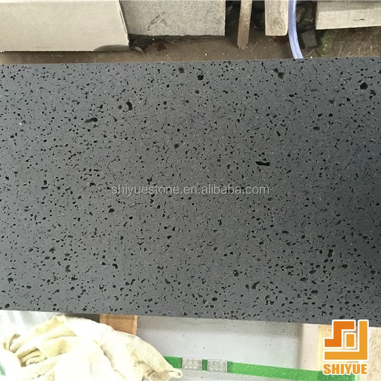 
Professional supplier custom size honed lava stone plates 