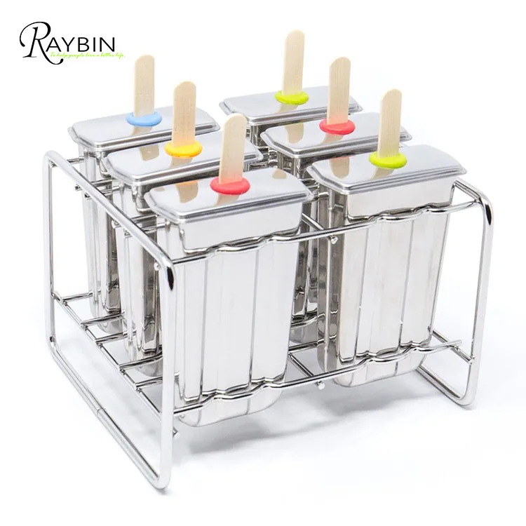 Home use stainless steel ice cream popsicle mold