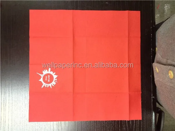 Colored Airlaid Paper Napkin with pocket bag