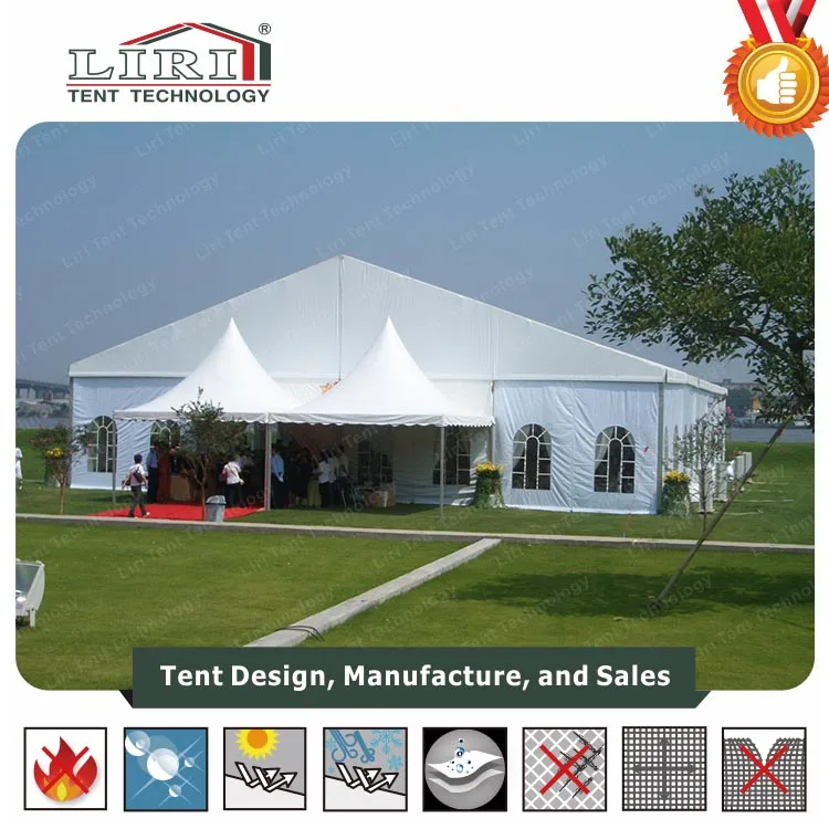 40x60m Big Aluminum Frame Traditional Party Wedding Tents with Sidewalls for Sale