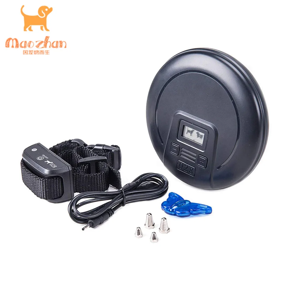 MZ-028 New Version Electric NO Wire Pet Dog Fence with Shock Collar Rechargeable and Waterproof Receiving Collar Up To 2 Dogs