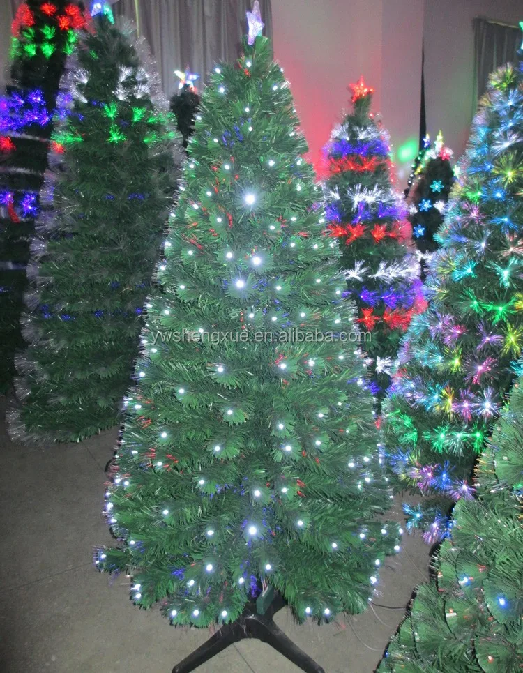 Новый продукт 2015, вращающаяся подставка, волоконно-оптическая Рождественская елка