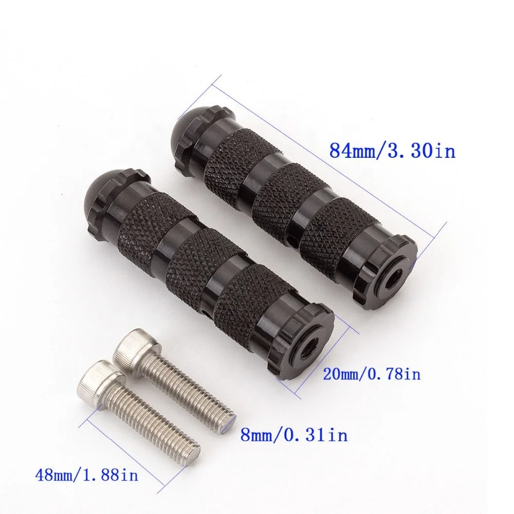 Universal CNC Motorcycle Adjustable Foot Pegs For Honda Kawasaki Yamaha Suzuki KTM BMW