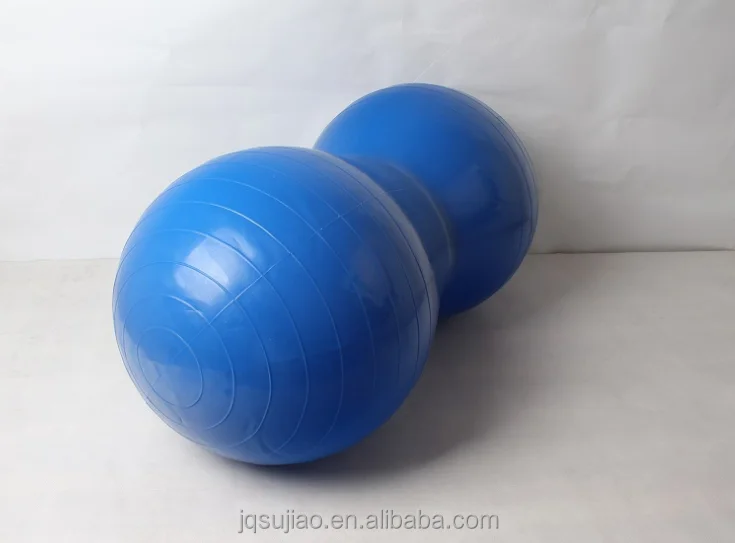 factory price-Peanut ball, capsule ball fitness peanut yoga ball with air pump