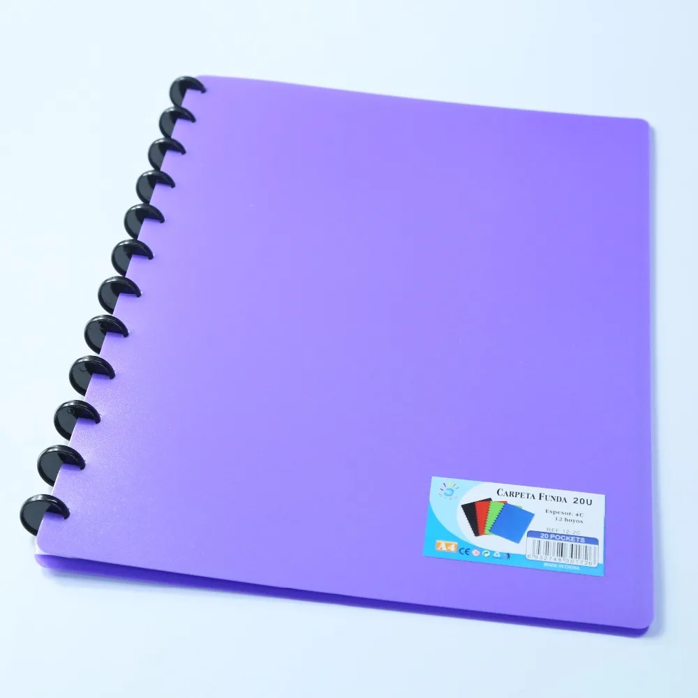 Прозрачная пластиковая спиральная папка по индивидуальному размеру