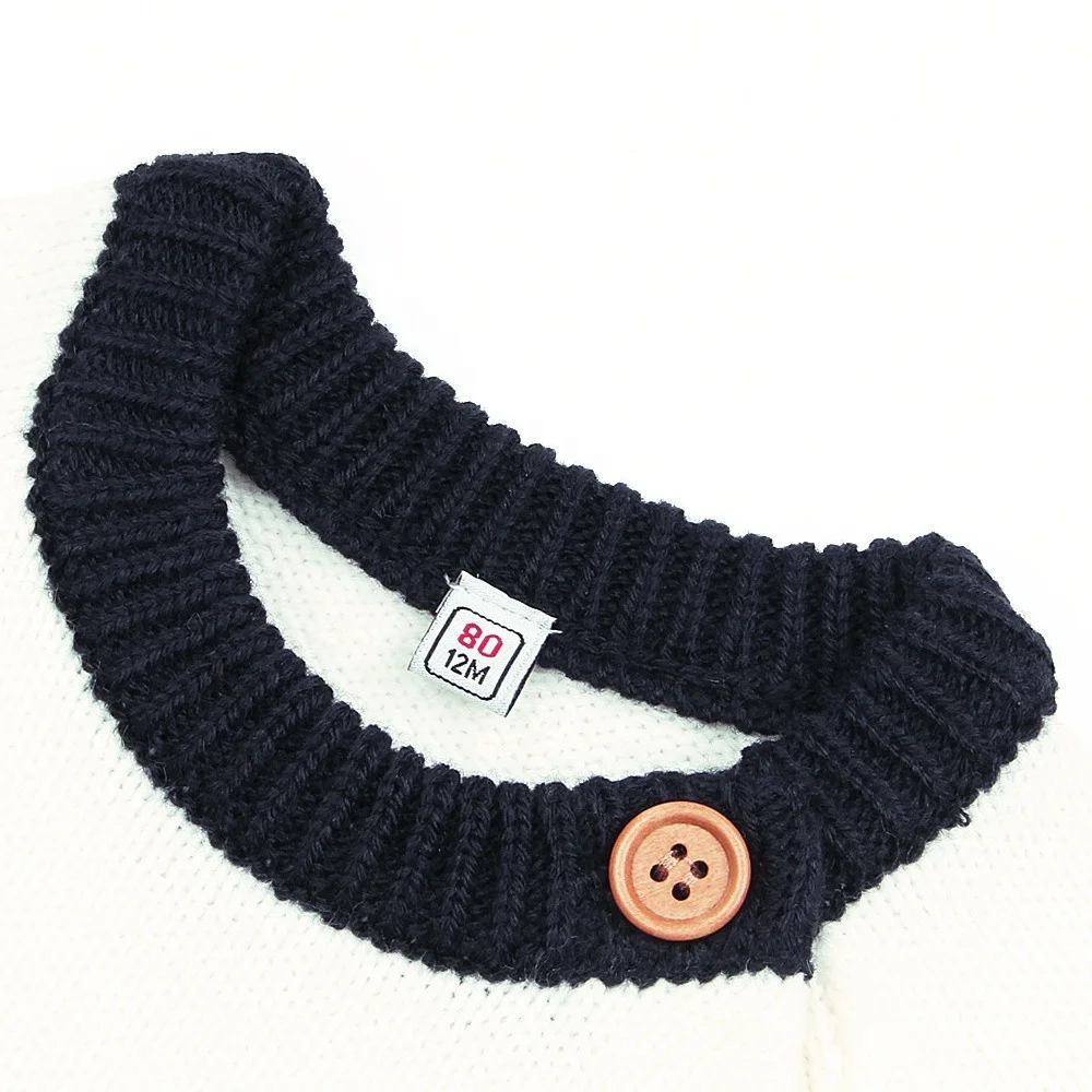 Cozy homecoming Knitted Christmas Deer baby overalls romper Jumpsuits