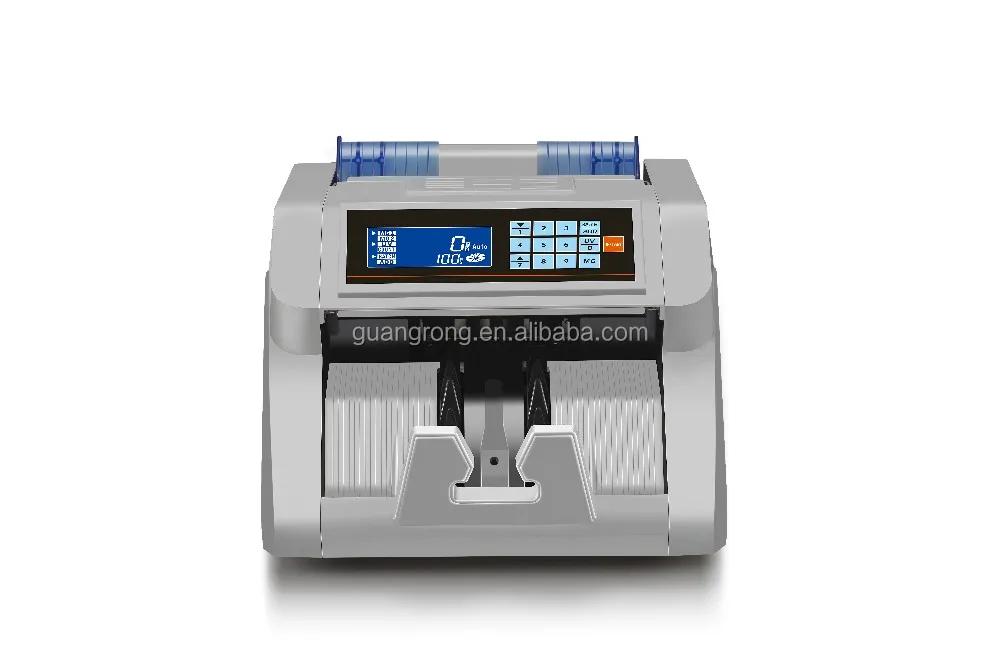 classic product! GR-N95 UV/MG money counting machine turn red when fakes money comes