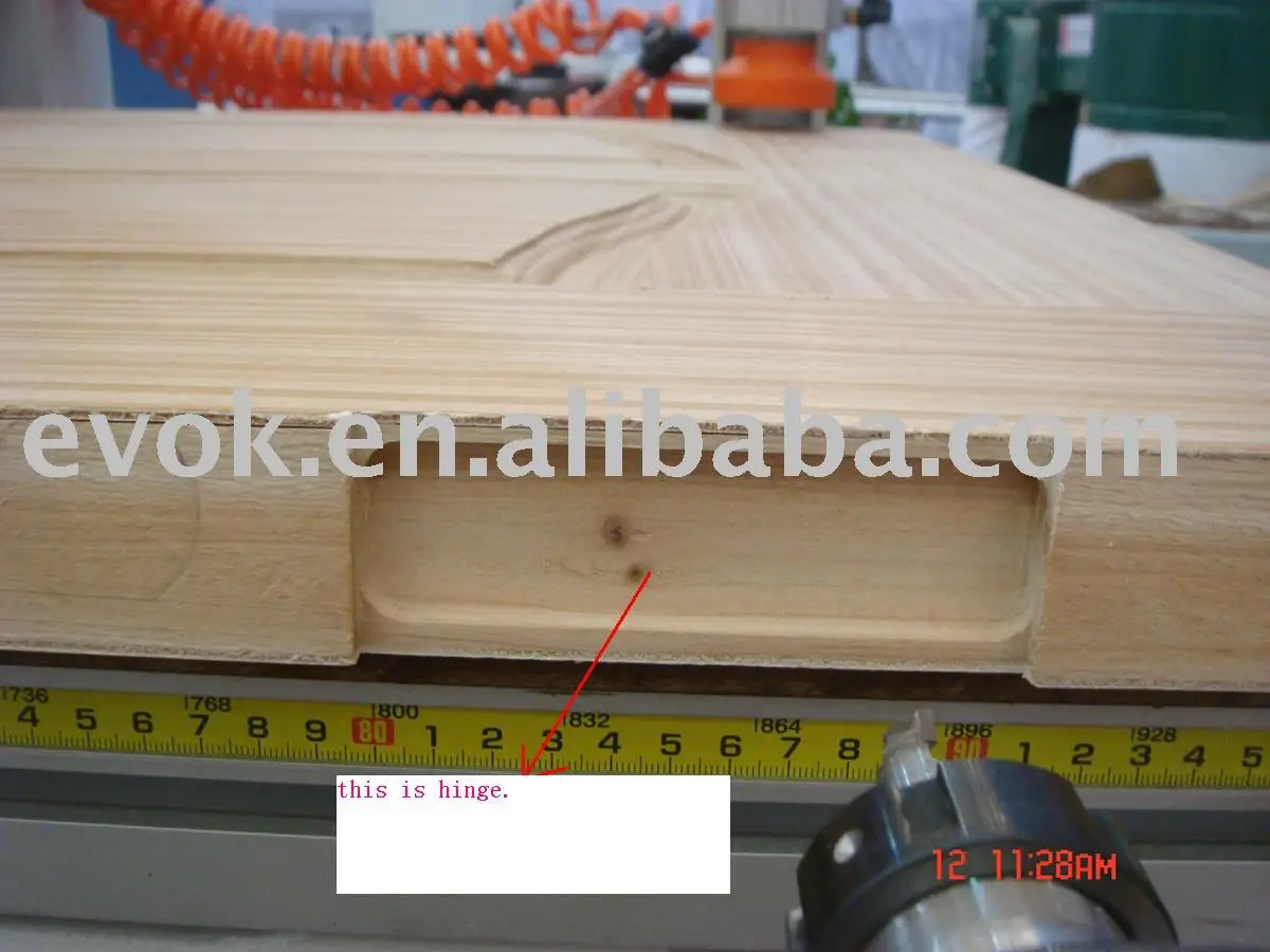 
CNC high-speed and full function wooden-door lock-hole and hinge boring machine 