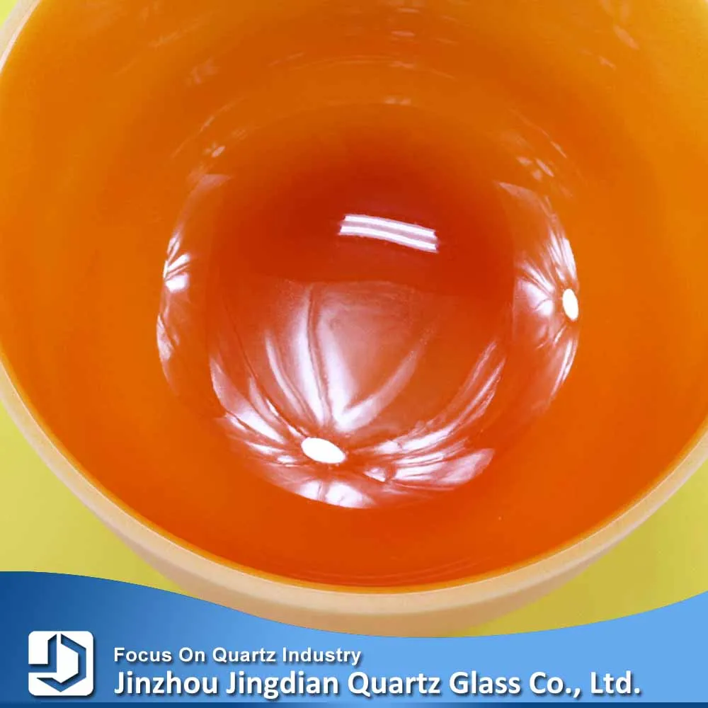 7 Color crystal quartz singing bowls