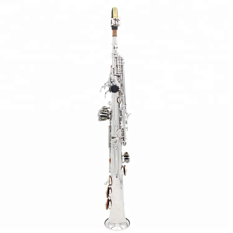 
Accept OEM Dasheng Music DSSS-711S Chinese Cheap Wind Instrument Silver Soprano Stright Saxophone 