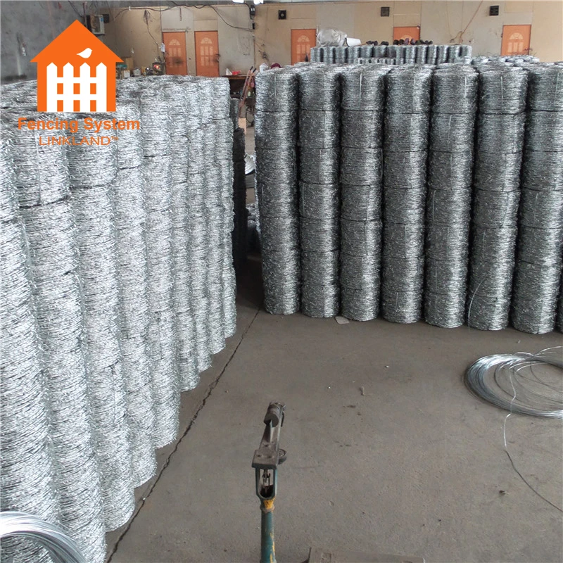 25Kg roll zinc coated galvanized barbed wire weight per meter