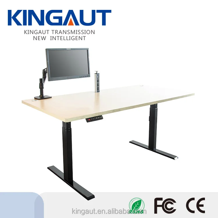 2017 China manufacturer hot sale best selling height adjustable desk kingaut sit stand desk office furniture