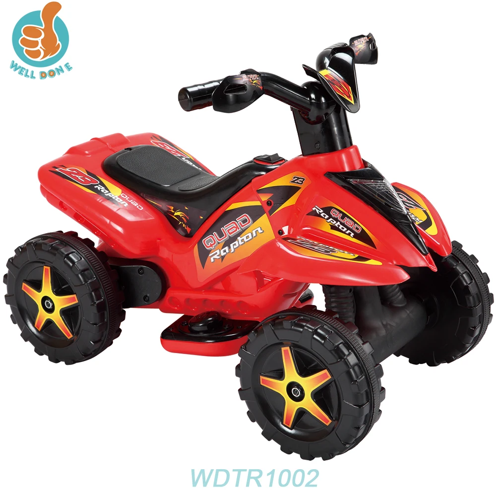 WDTR1002 High Quality Electric Motor Four-Wheel Plastic Kids Toys with Battery Power Control Auto Parts & Accessories Kids Car