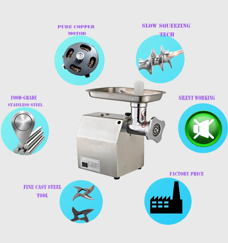 industrial meat grinder stainless steel Mincer
