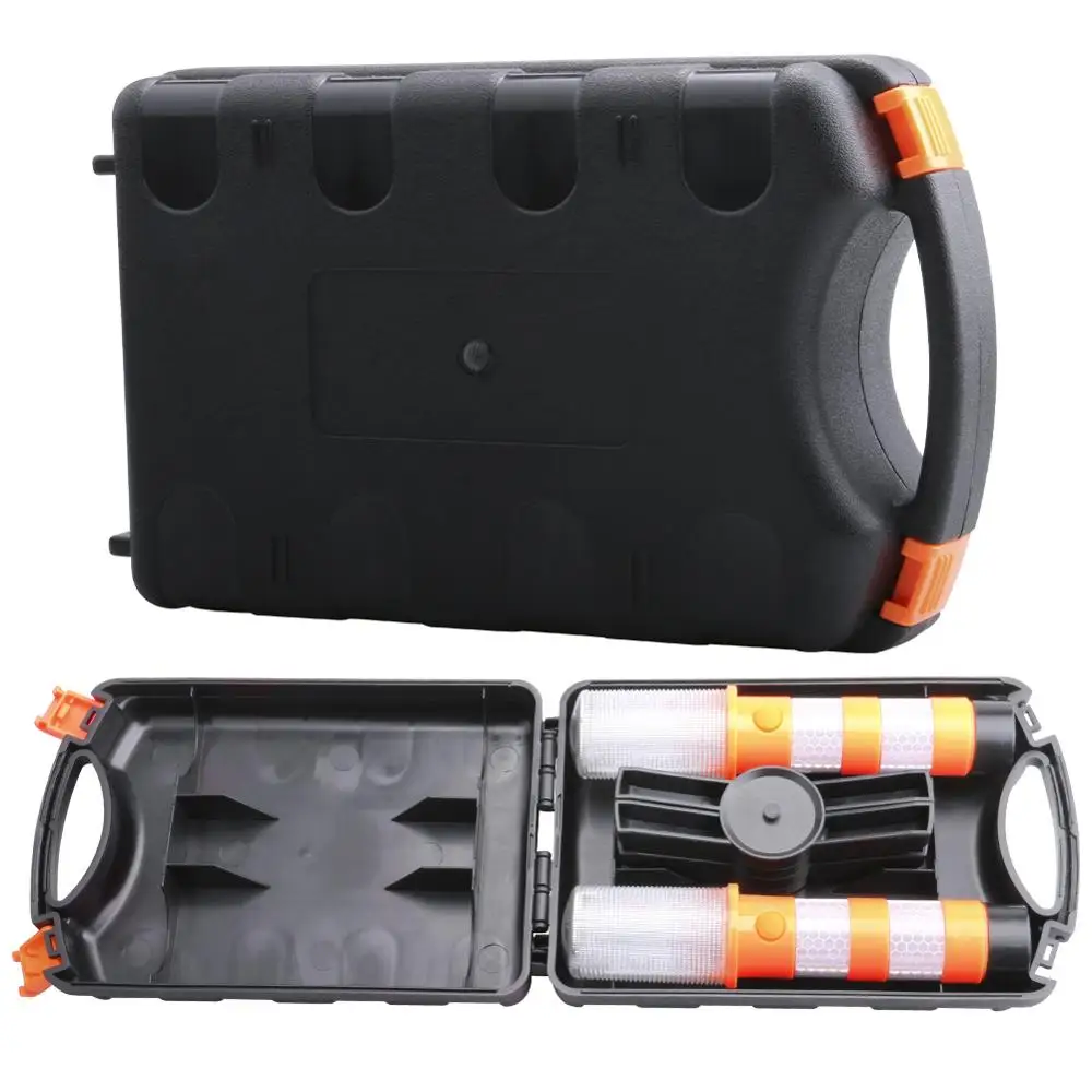 PANYUE LED Portable lamp Road Security Flashing Flash Flare Strobe Lights With 2 stand For Traffic Warnings/Roadblocks