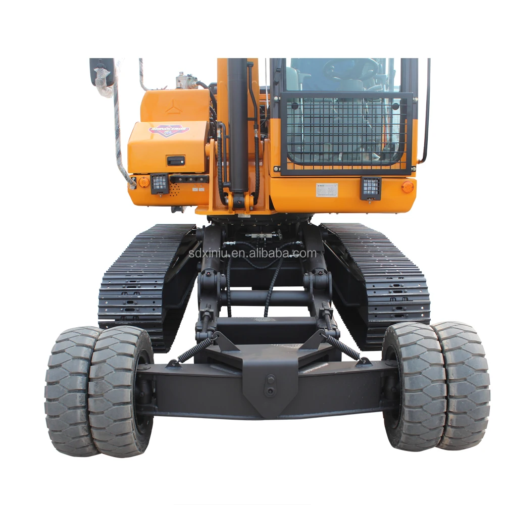 wheel-crawler excavator X8 X9 amphibious excavator patent digger