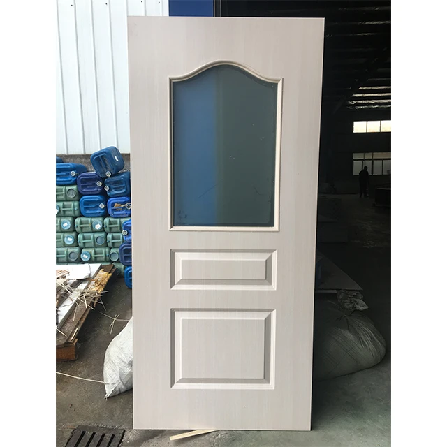 cheap price wpc door honeycomb paper filling solid wood structure waterproof PU foam pvc door